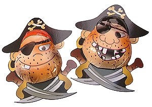 Chocolate pirates - Bulk box of 75