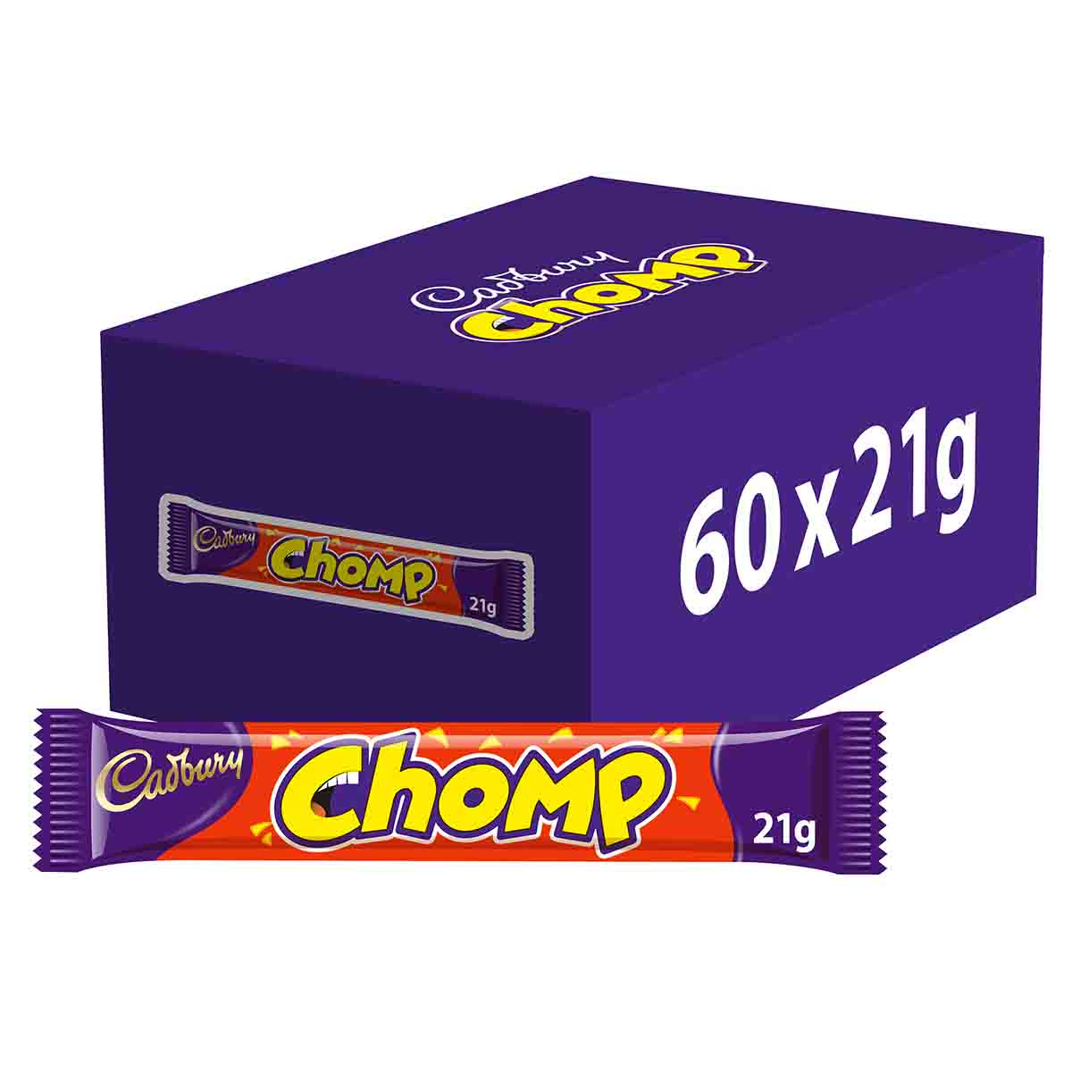 Cadbury Chomp Chocolate Bar (Box of 60)