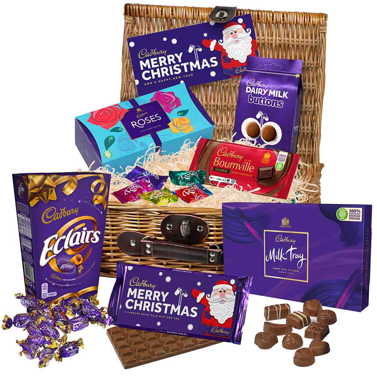 Cadbury Merry Christmas Chocolate Basket
