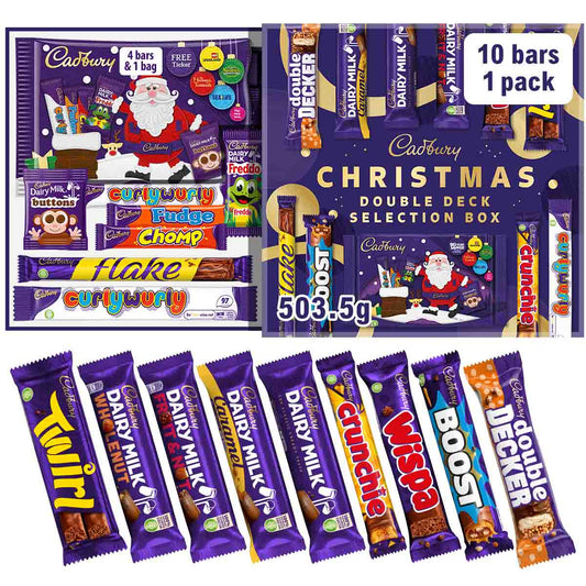 Christmas Double Deck Chocolate Selection Box - Chocolate Gifts Heaven
