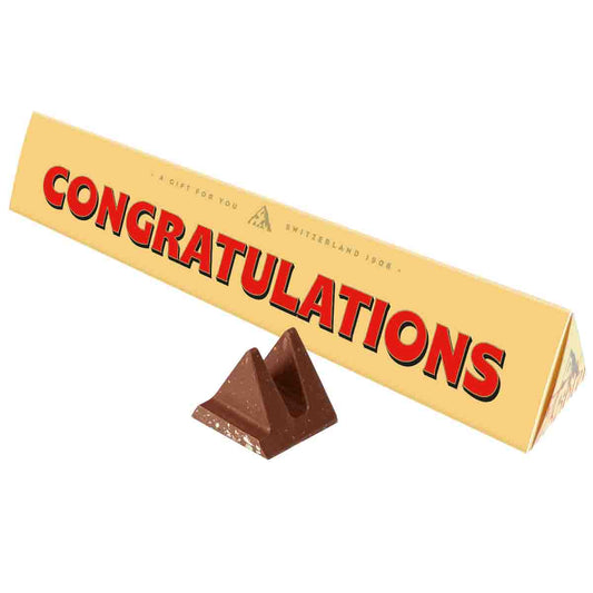 Toblerone Congratulations Chocolate Bar 100g