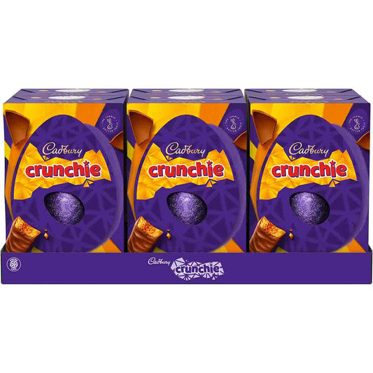 Cadbury Crunchie Easter Egg 190g (Box of 6) - Chocolate Gifts Heaven
