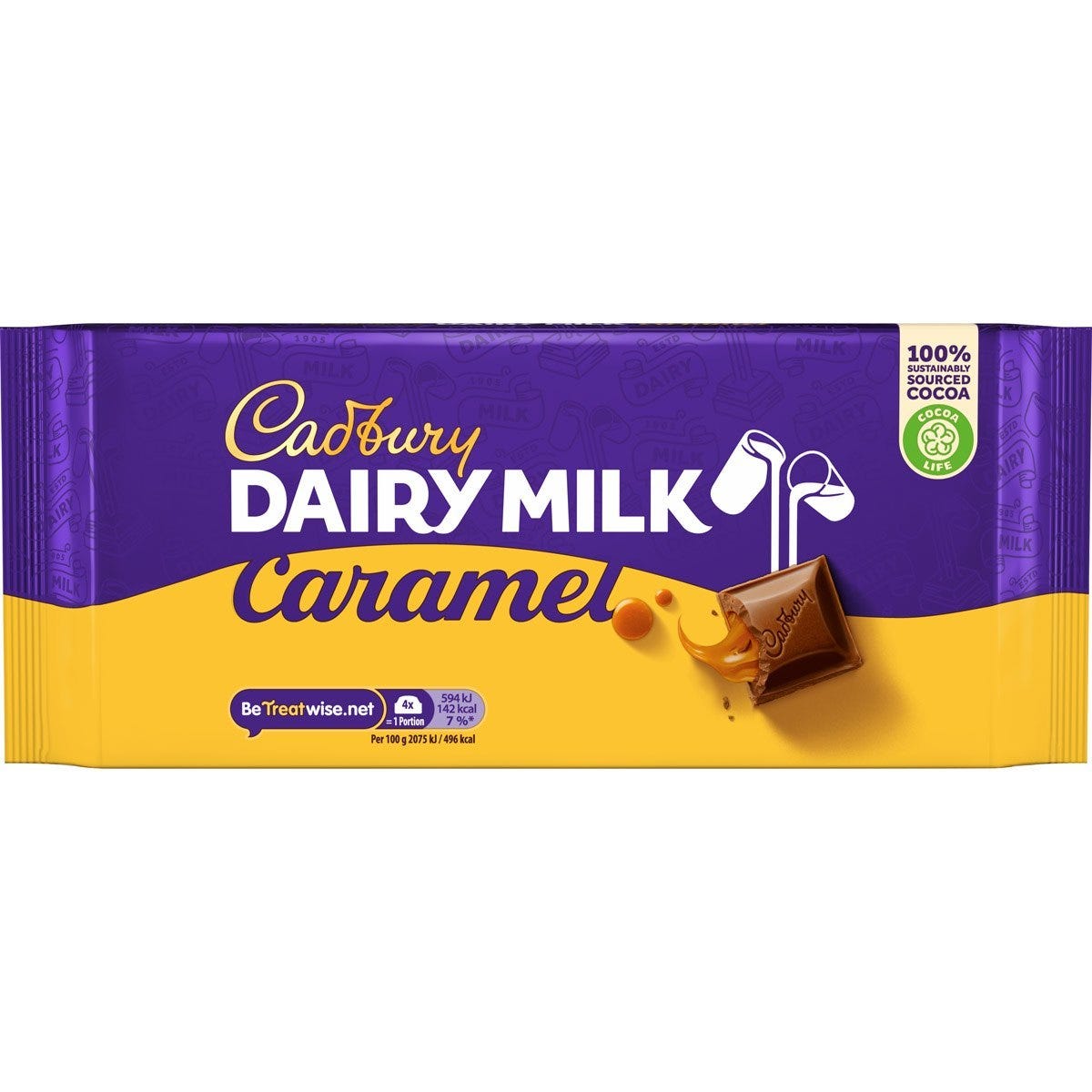 Dairy Milk Caramel Bar 180g - Chocolate Gifts Heaven