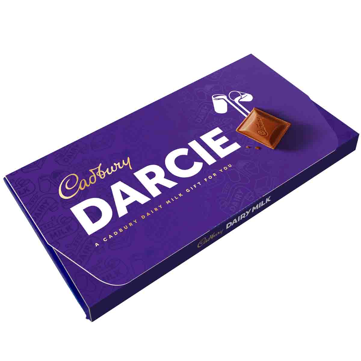 Cadbury Darcie Dairy Milk Chocolate Bar with Gift Envelope - Chocolate Gifts Heaven
