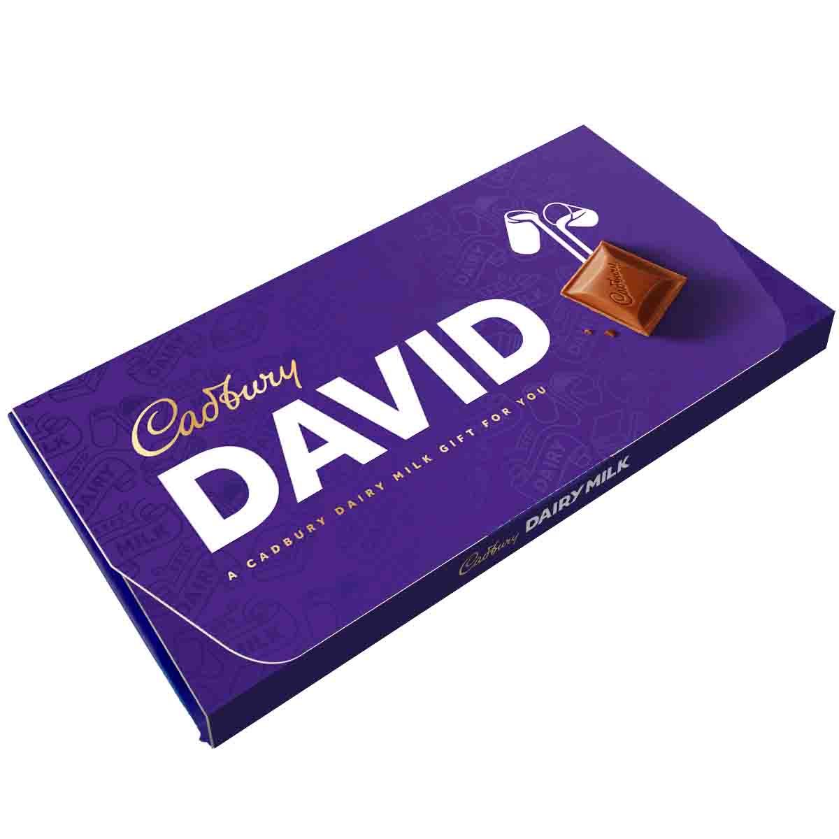 Cadbury David Dairy Milk Chocolate Bar with Gift Envelope - Chocolate Gifts Heaven