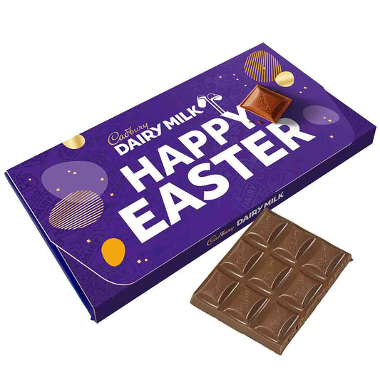 Cadbury Dairy Milk Happy Easter Chocolate Bar Envelope 95g