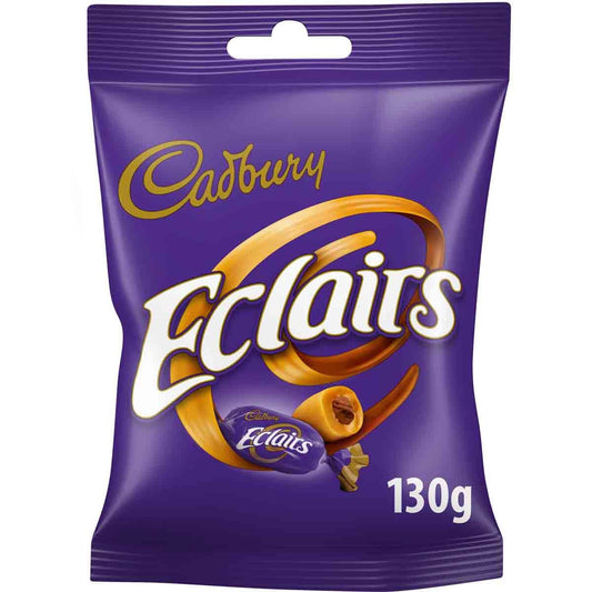 Cadbury Chocolate Eclairs Toffee & Chocolate 130g Bag