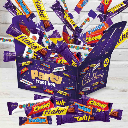 Cadbury Chocolate Treatsize Party Box - Chocolate Gifts Heaven