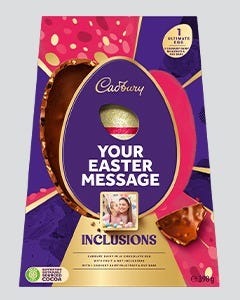 Personalised Fruit & Nut Ultimate Egg XXL 389g