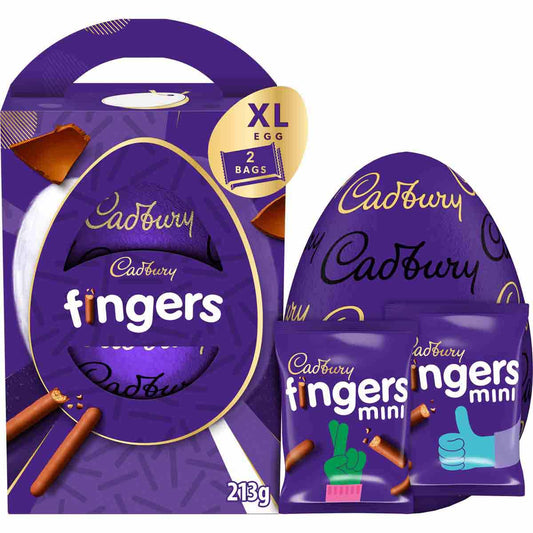 Cadbury Dairy Milk Fingers XL Easter Egg 213g