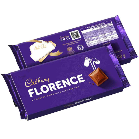Cadbury Florence Dairy Milk Chocolate Bar with Sleeve 110g - Chocolate Gifts Heaven