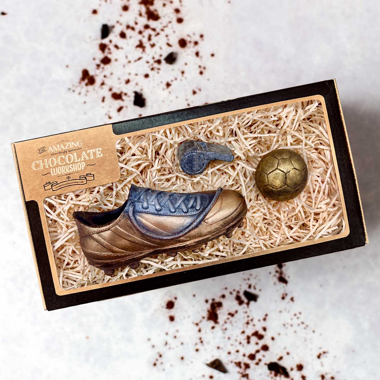 Football Boot, Football & Whistle Chocolate Gift Box