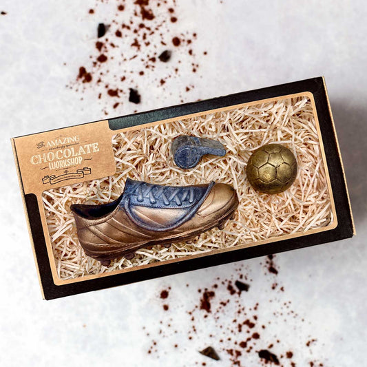 Football Boot, Football & Whistle Chocolate Gift Box