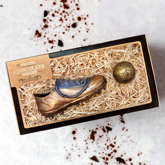 Chocolate Football Boot & Gift Box