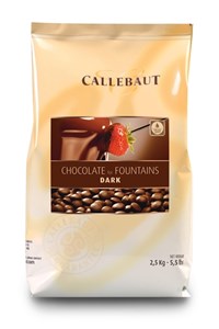 Callebaut fountain chocolate (dark) - 2.5kg sack - Chocolate Gifts Heaven