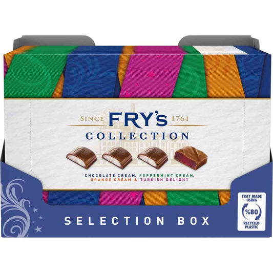 Fry's Collection Chocolate Selection Box 249g (Box of 8) - Chocolate Gifts Heaven