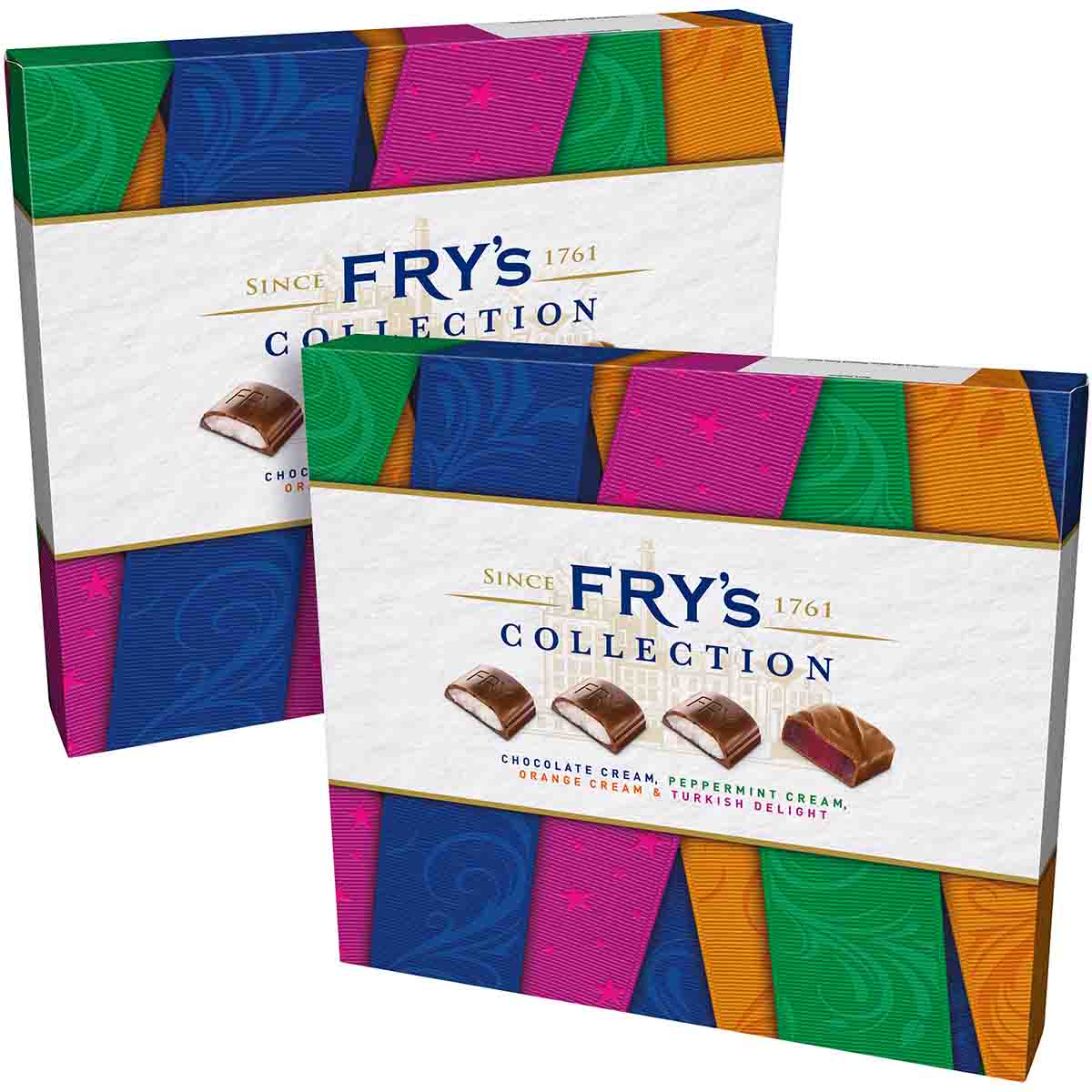 Fry's Collection Milk & Dark Chocolate Selection Box 249g (Bundle of...