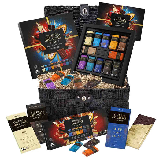 Green & Black's Mother's Day Chocolate Basket - Chocolate Gifts Heaven