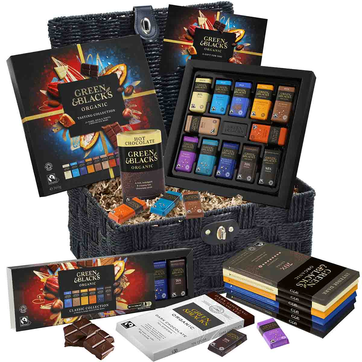 Green & Black's Organic Ultimate Chocolate Hamper - Chocolate Gifts Heaven