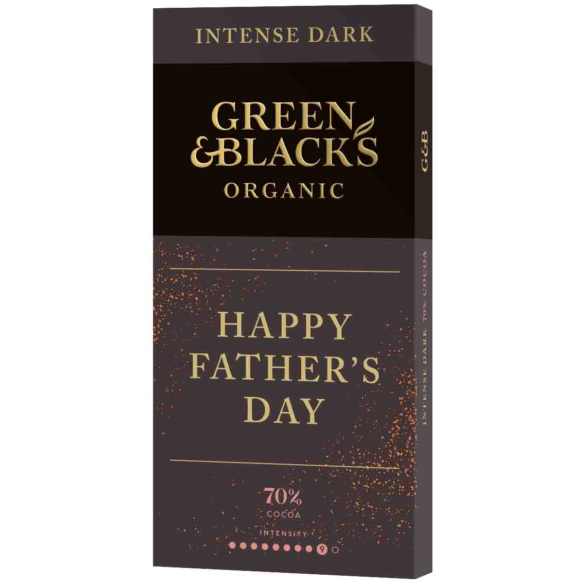 Green & Black's Father's Day Dark Chocolate 70% 90g Bar - Chocolate Gifts Heaven