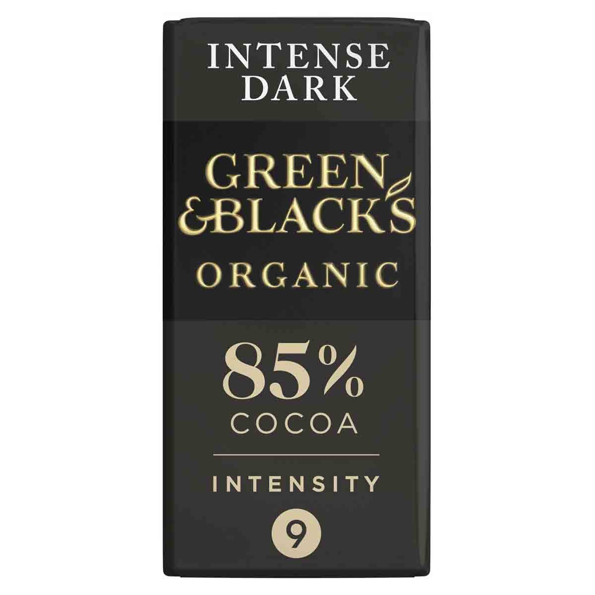 Green & Black's Organic Dark 85% 90g Chocolate Bar