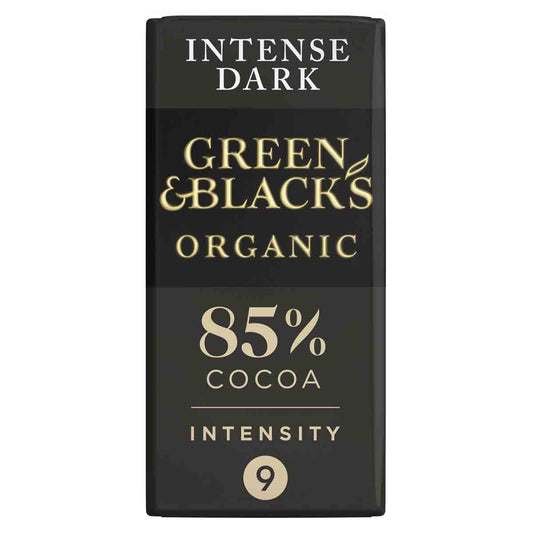 Green & Black's Organic Dark 85% 90g Chocolate Bar