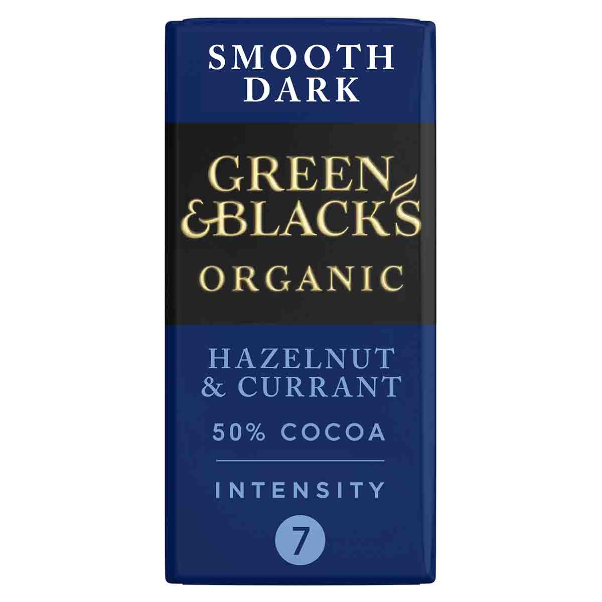 Green & Black's Organic Hazelnut & Currant 90g Dark Chocolate Bar - Chocolate Gifts Heaven