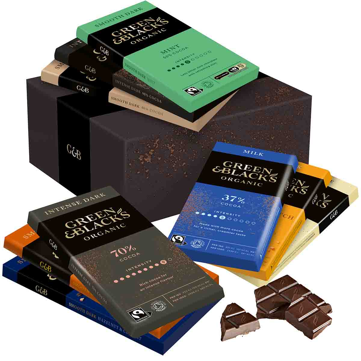 Green & Black's Organic Ultimate Chocolate Bar Gift Set - Chocolate Gifts Heaven