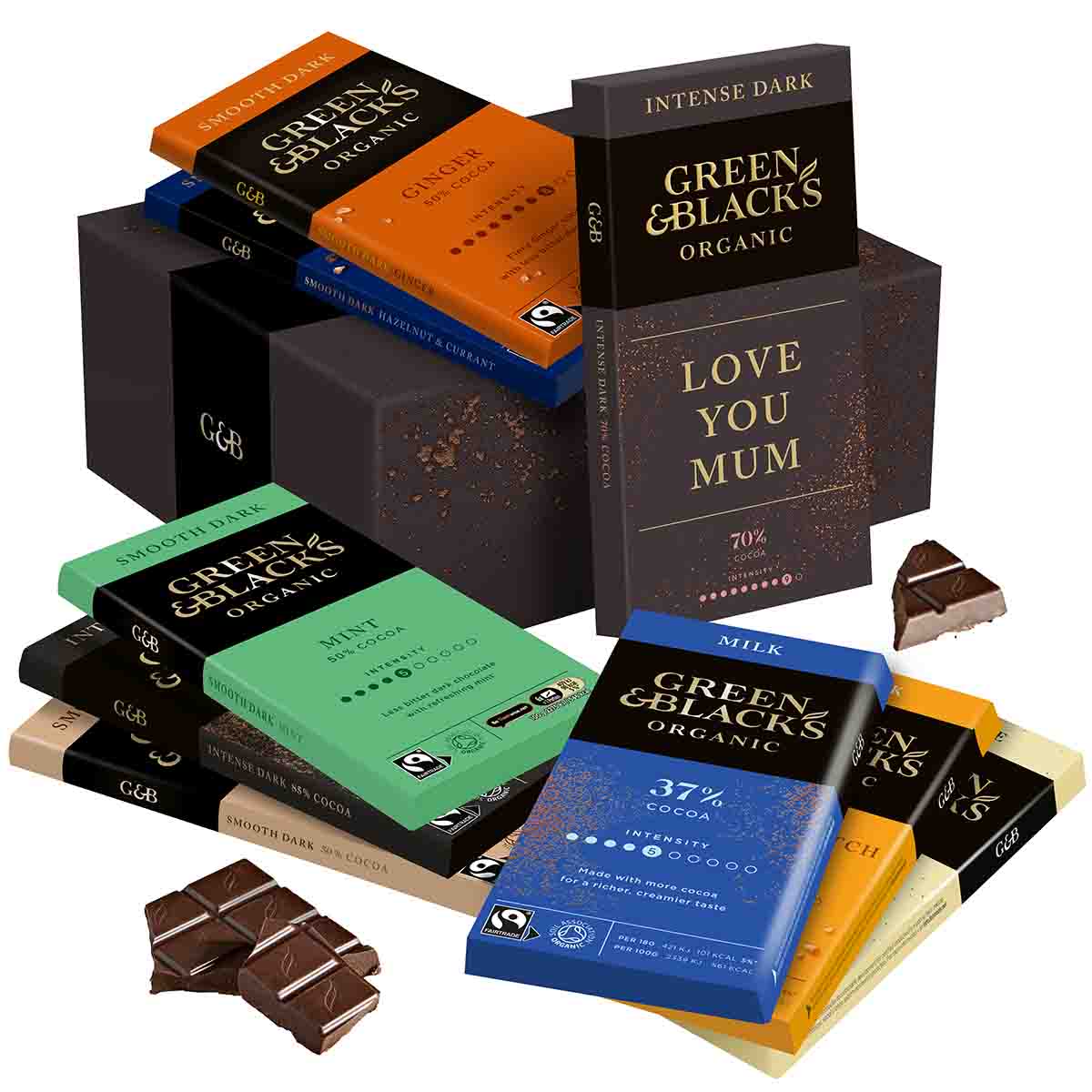 Green & Black's Ultimate Mother's Day Chocolate Bar Gift Set