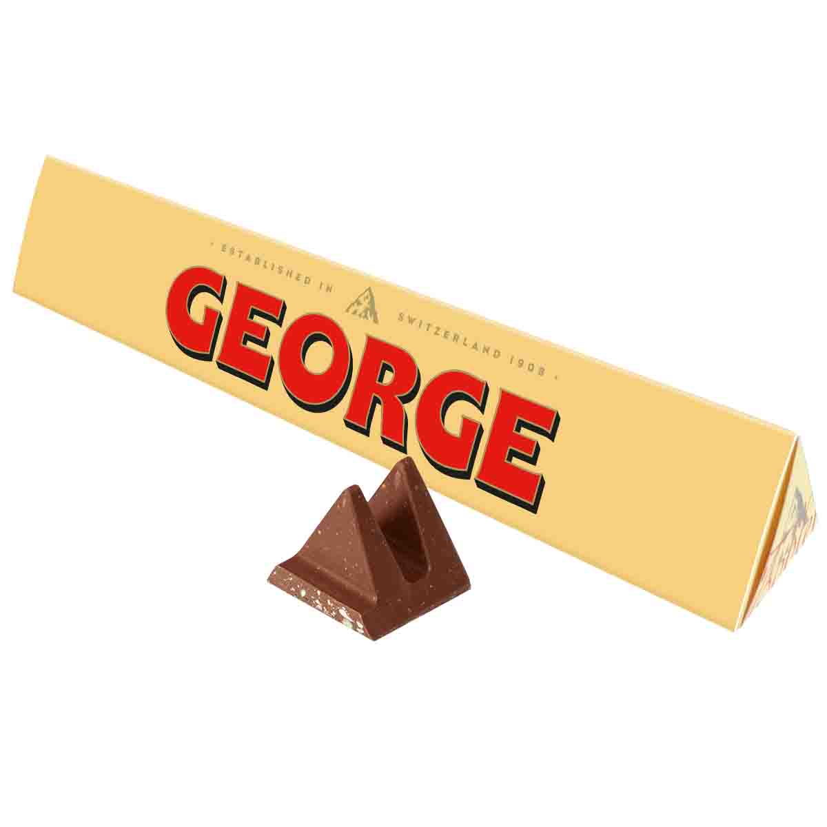 Toblerone George Chocolate Bar with Sleeve - Chocolate Gifts Heaven