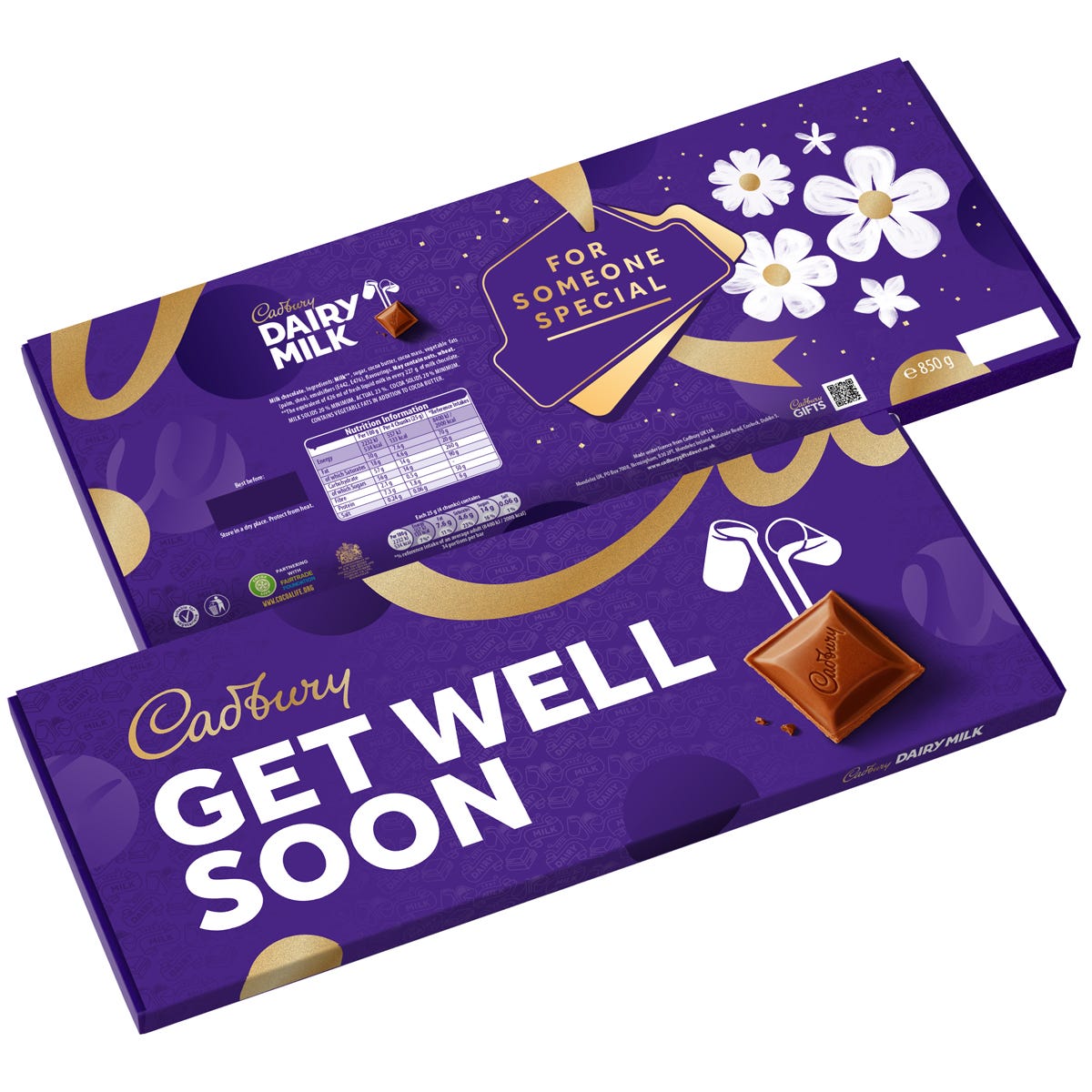 Cadbury Dairy Milk Get Well Soon 850g - Chocolate Gifts Heaven