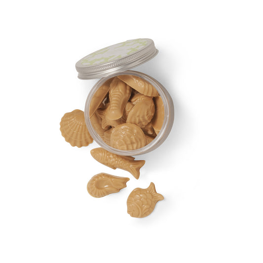 Easter chocolate, 1 jar of bisket chocolate figures High-end gourmet chocolate.
