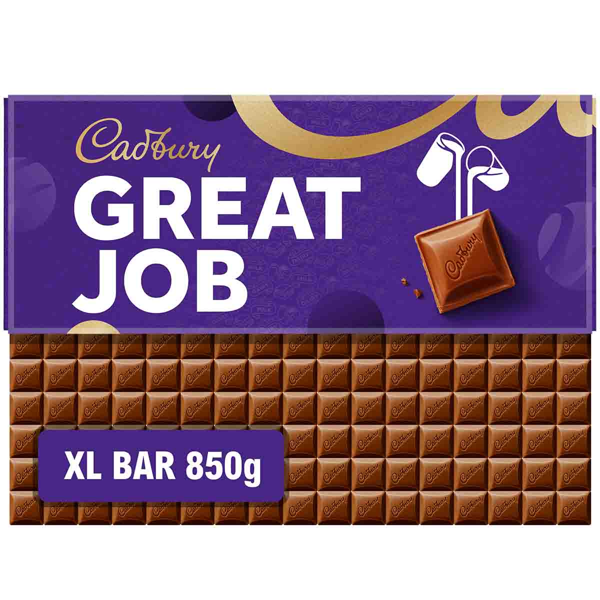 Cadbury Dairy Milk Great Job XL Chocolate Bar 850g