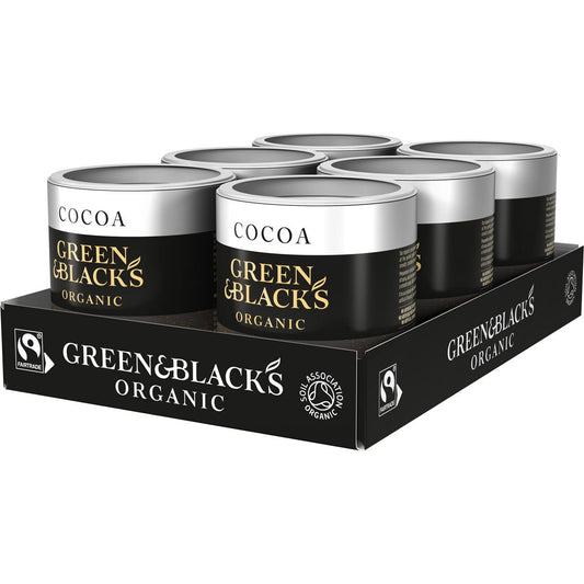 Green & Black's Chocolate Cocoa 125g (Box of 6) - Chocolate Gifts Heaven