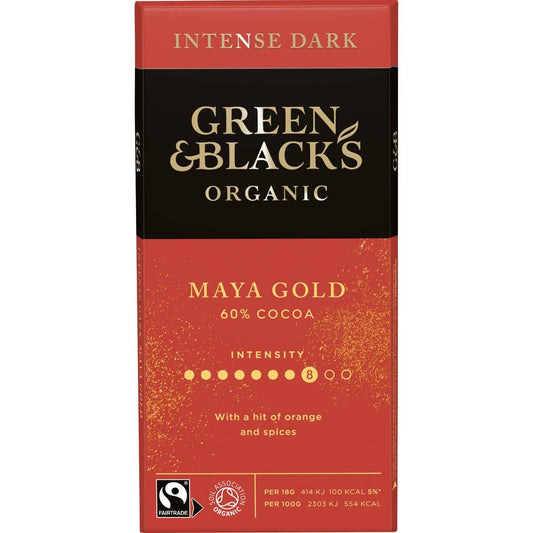 G&B Organic Maya Gold 90g Bar - Chocolate Gifts Heaven