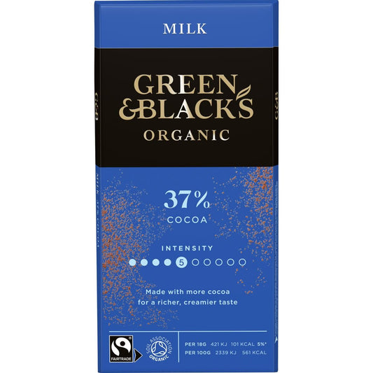 G&B Organic Milk Chocolate 90g Bar - Chocolate Gifts Heaven