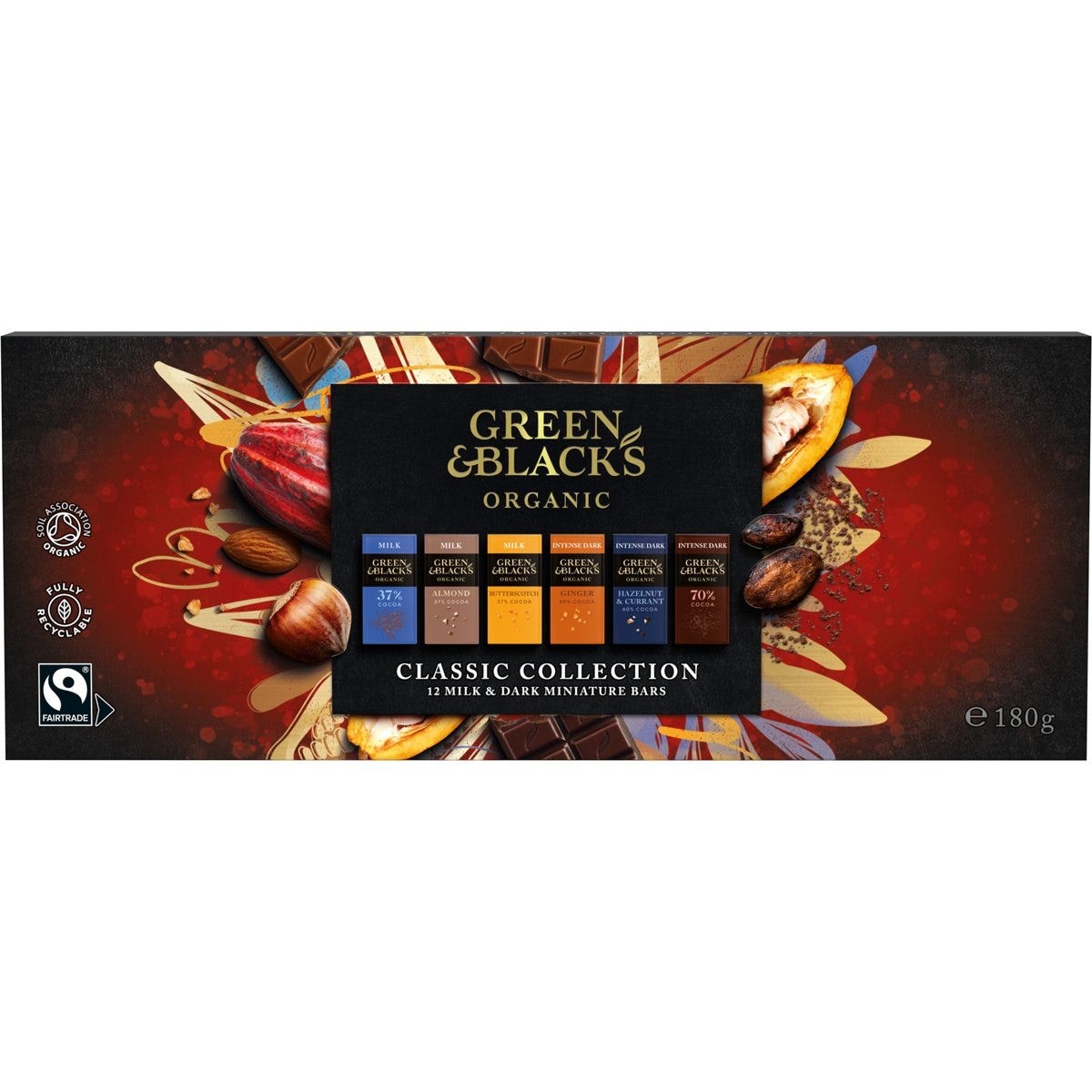 G&B Classic Miniatures Bar Collection 180g - Chocolate Gifts Heaven