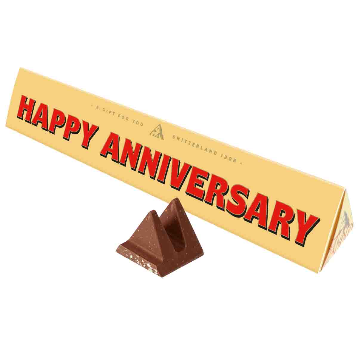 Toblerone Happy Anniversary Chocolate Bar 100g