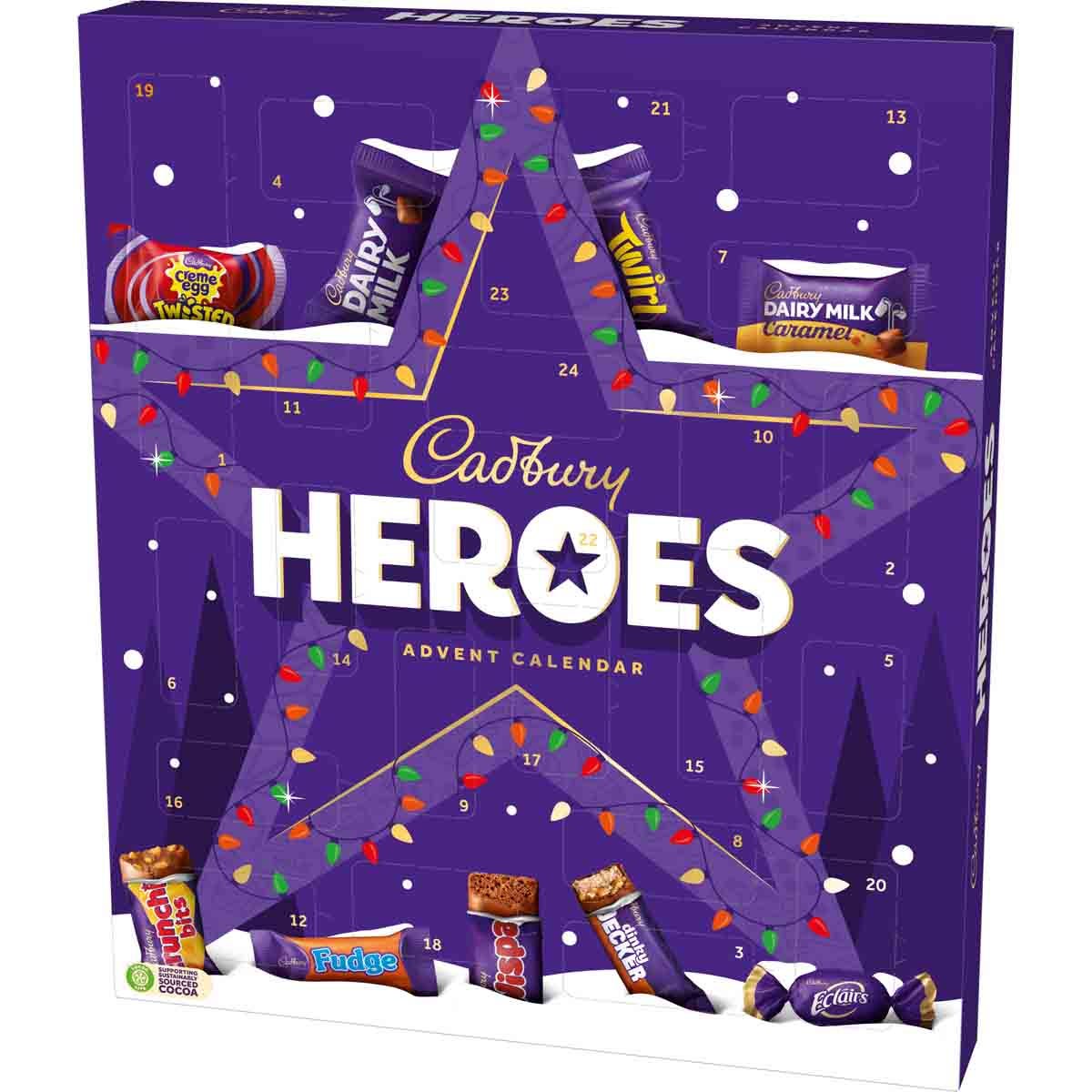 Cadbury Heroes Chocolate Advent Calendar 230g