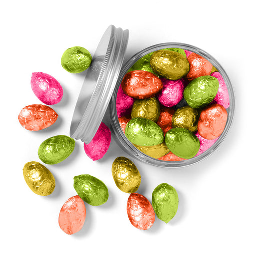 Easter chocolate, 1 large jar of assorted filled eggs. The perfect chocolates for an incredible Easter hunt.