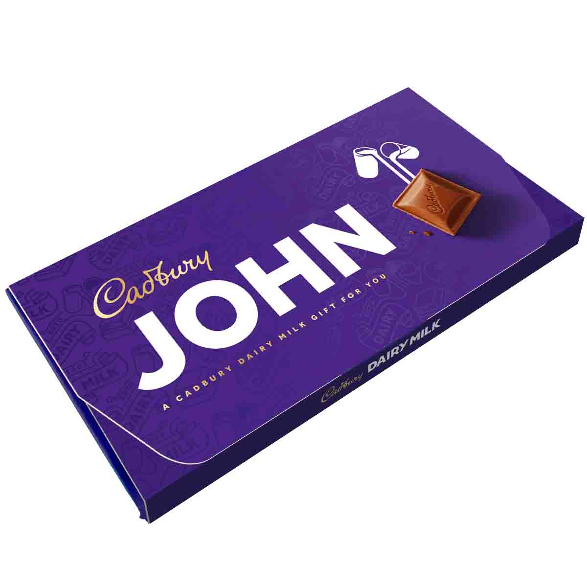 Cadbury John Dairy Milk Chocolate Bar with Gift Envelope - Chocolate Gifts Heaven