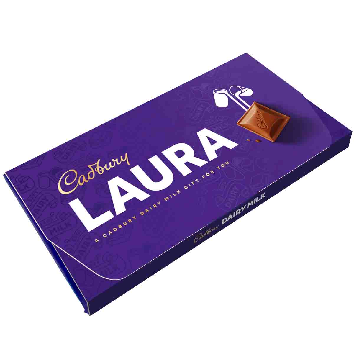 Cadbury Laura Dairy Milk Chocolate Bar with Gift Envelope - Chocolate Gifts Heaven