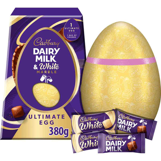 Cadbury Dairy Milk Marble Chocolate Easter Egg 372g - Chocolate Gifts Heaven