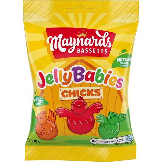 Maynards Bassetts Jelly Babies Chicks Bag 130g