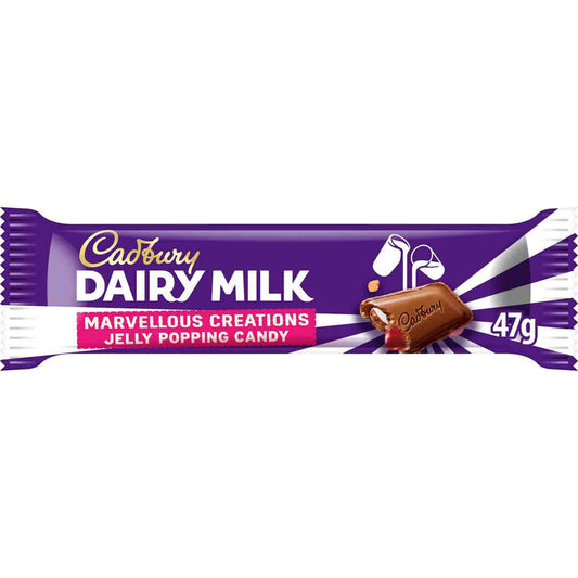 Dairy Milk Jelly Popping Candy Bar 47g - Chocolate Gifts Heaven