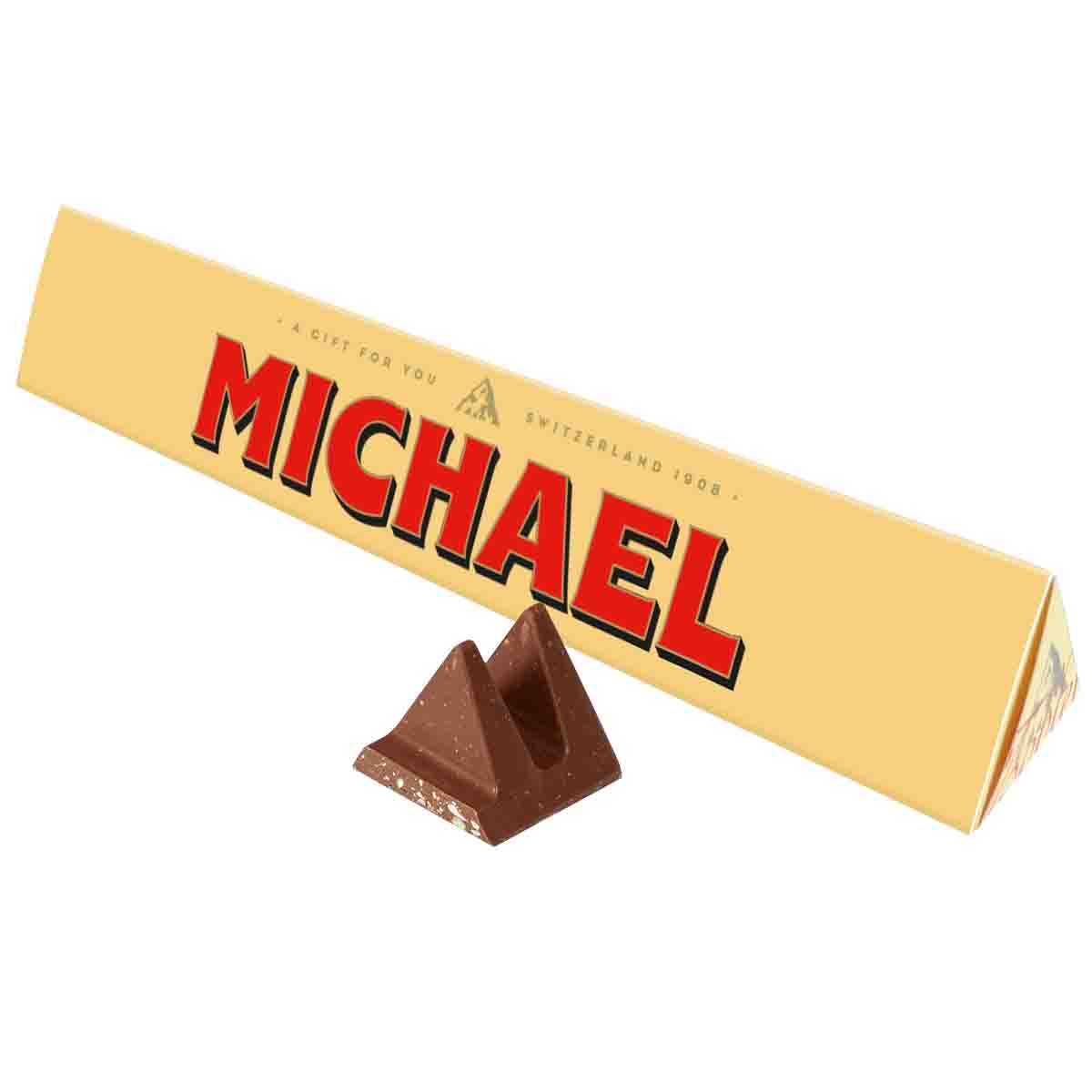 Toblerone Michael Chocolate Bar with Sleeve