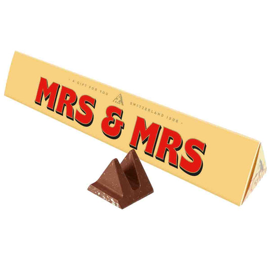 Toblerone Mrs & Mrs chocolate Bar 100g