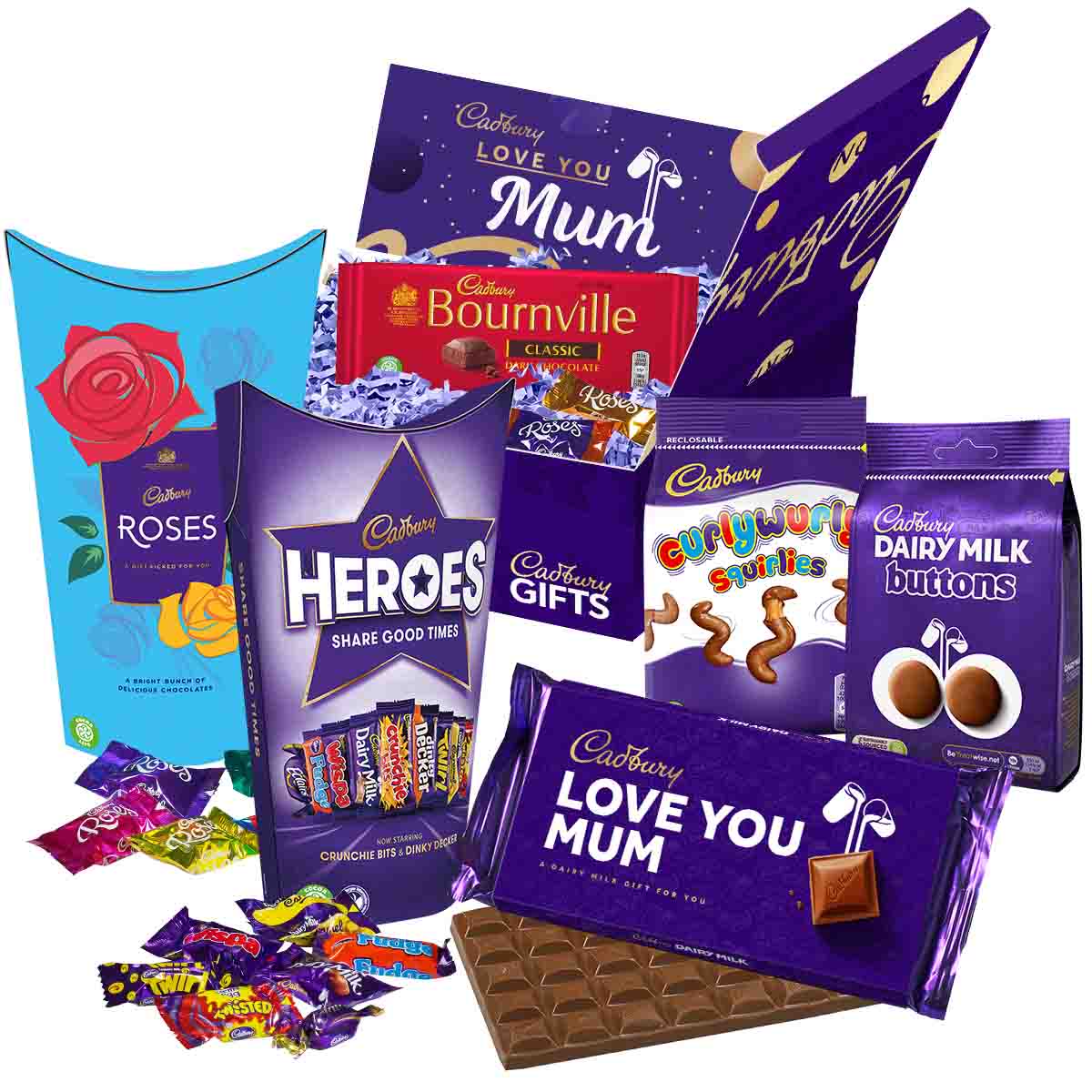 Cadbury Love Mum Chocolate Gift for Mother's Day - Chocolate Gifts Heaven