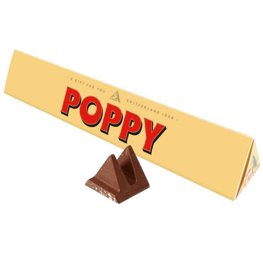 Toblerone Poppy Chocolate Bar with Sleeve