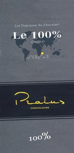 Pralus Le 100%, dark chocolate bar
